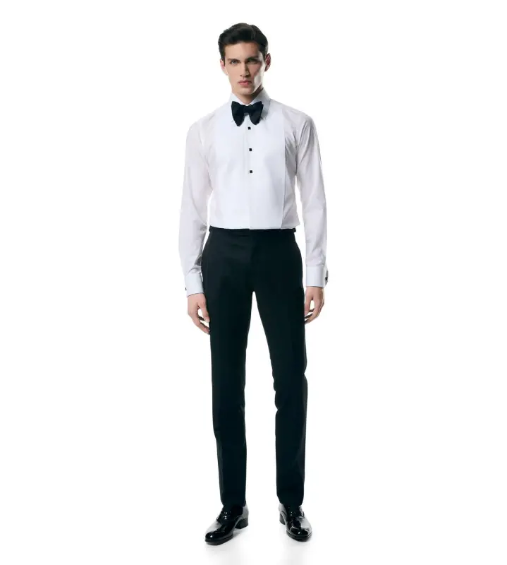 COCKTAIL VOILE SLIM FIT EVENING SHIRT OPTICAL WHITE online